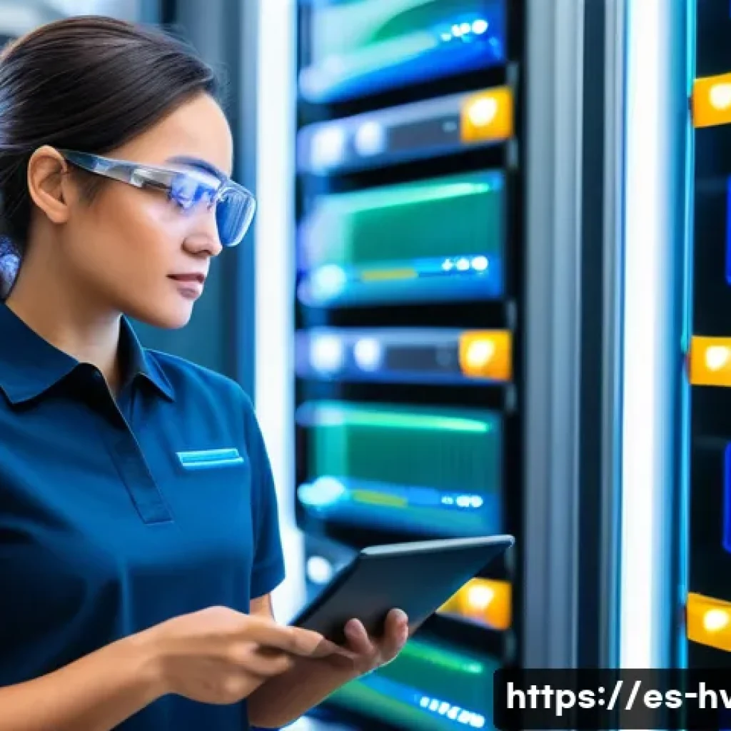 공조냉동기계기사와 관련된 취업 포털 정보 - **Prompt:** A highly skilled female HVAC engineer, in her late 30s, wearing a clean, professional da...